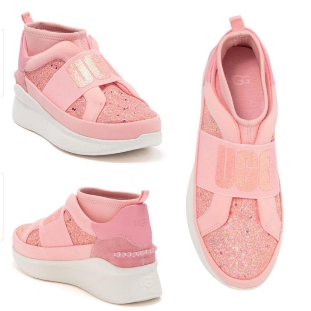 UGG Neutra Chunky Glitter Sock Liner Sneakers Size‎ 9